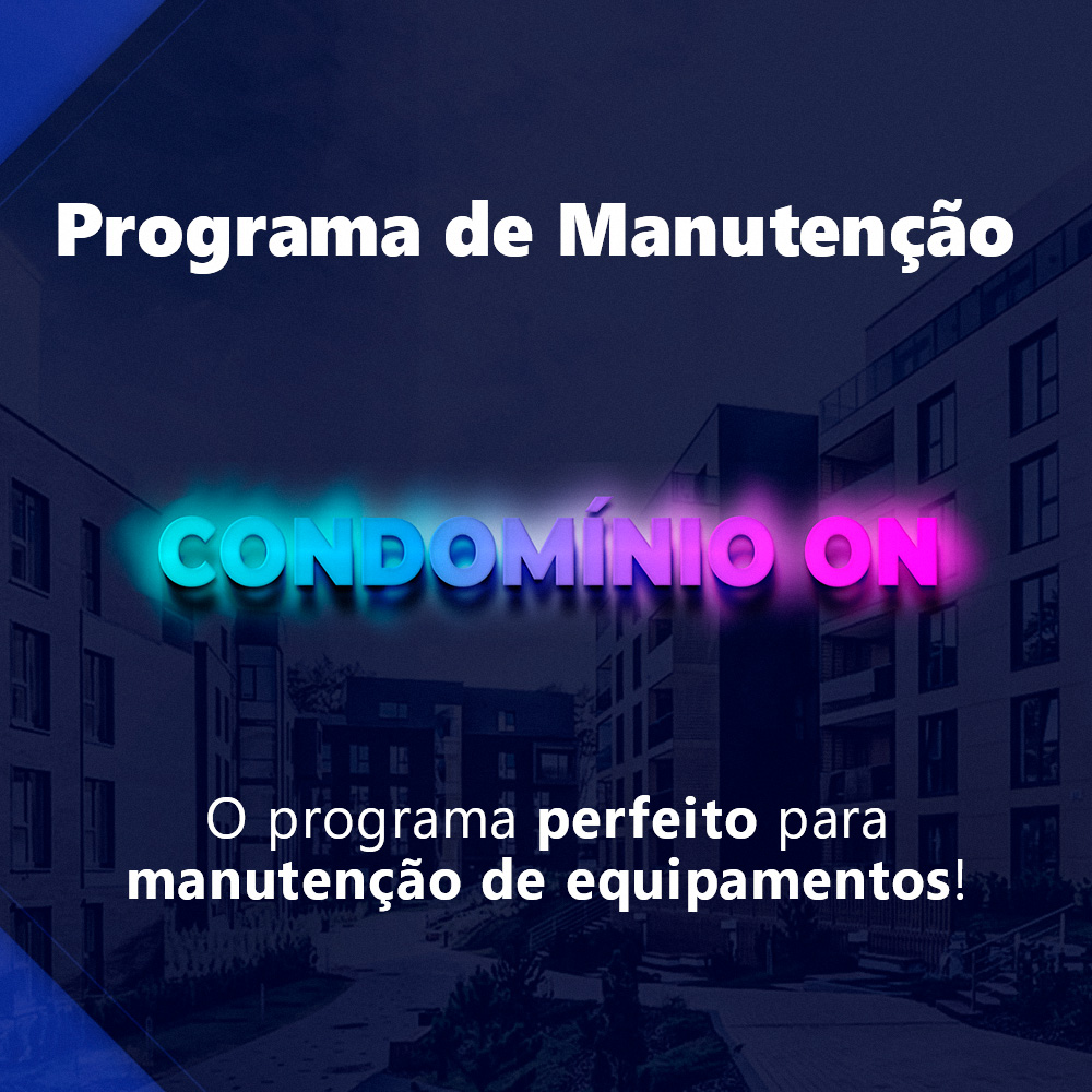 Programa de manutenção - condomínio on